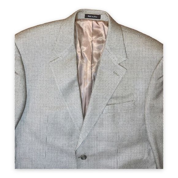 Men’s 2-button sport coat blazer jacket size 40R Lauren by Ralph Lauren 100% - Picture 14 of 16